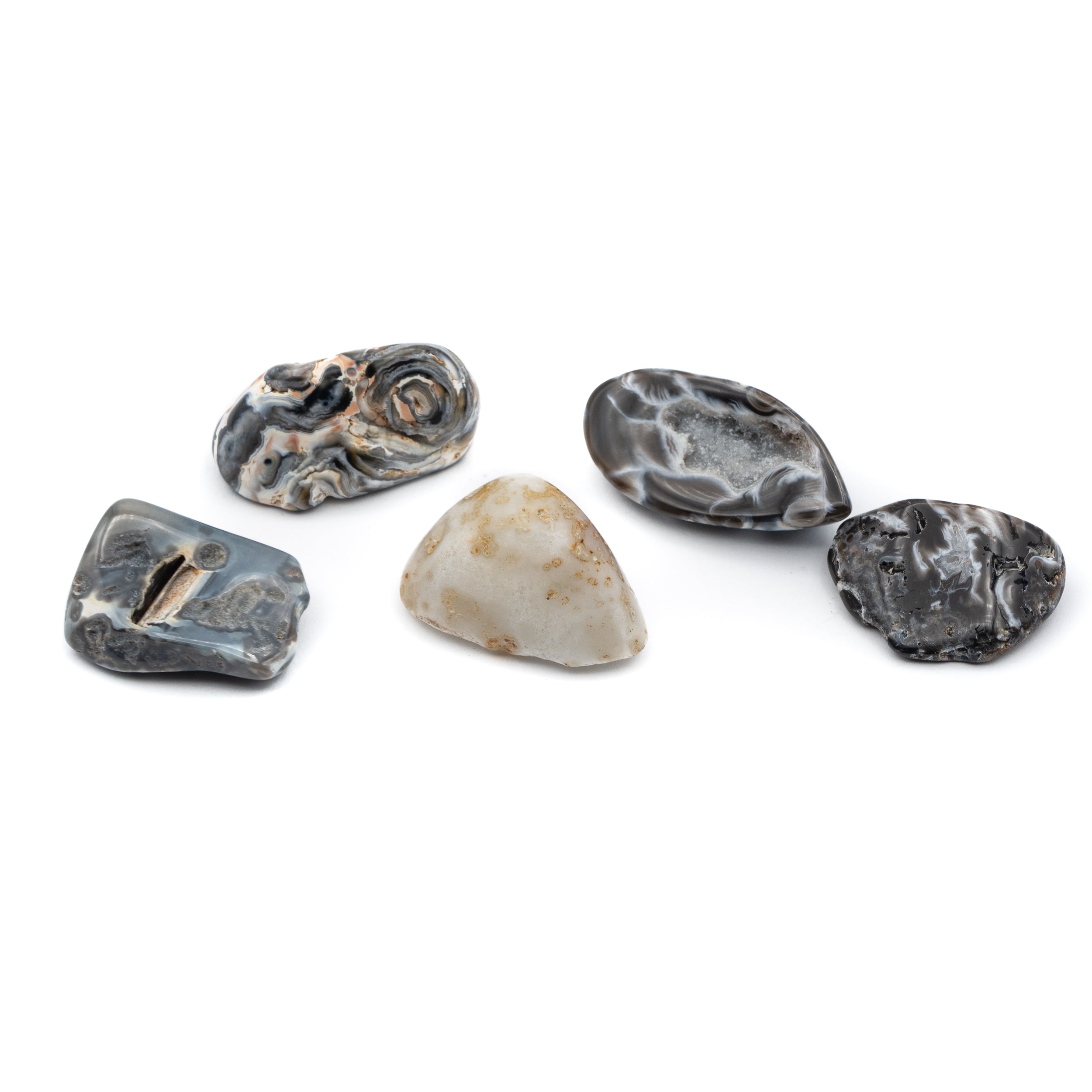 Agate - Crazy Lace Gopher Tumble $3